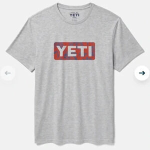 YETI  FLORAL LOGO BADGE
SHORT SLEEVE T-SHIRT